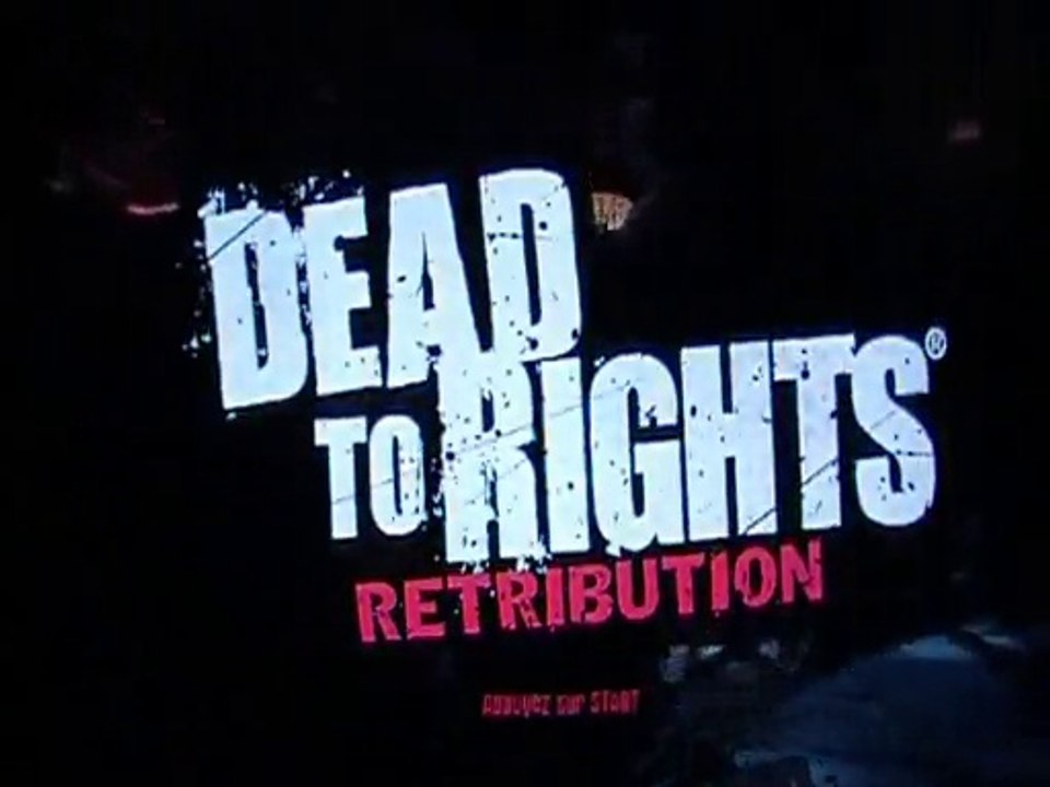 First Level - Test - Dead to Rights Retribution - PS3 - P1