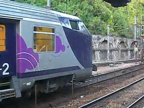 Rame de 10 voitures Corail pelliculées Haute-Normandie