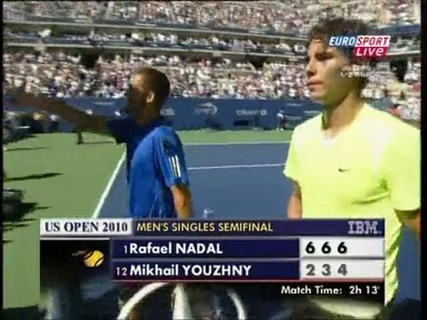 Rafa Nadal vs. Mikhail Youzhny 6-2, 6-3, 6-4