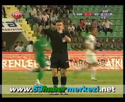 Denizlispor - Çaykur Rizespor Maçı Geniş Özeti