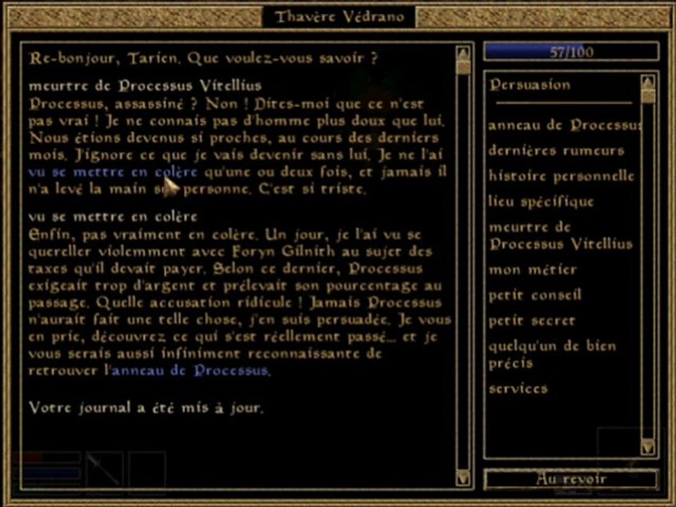 Jouons à Morrowind - 006 (1/2) Justice expéditive