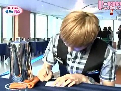 [Vietsub]100619 U-Kiss Chef's Kiss Ep4 ♥ 1/5