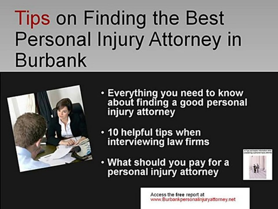 Burbank Personal Injury Auto Accident Medical Malpractice