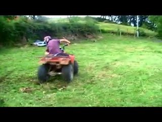 Séance de 2 roues en quad !