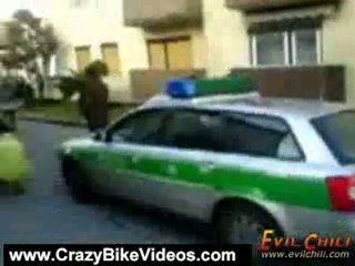 Crazy Bike Videos: Officer Crashes Scooter