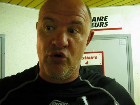Rugby - Réaction de Marc Delpoux (bis) après USO - UBB