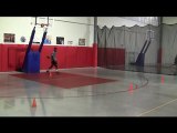 Basketball Agility Drills: T-Drill With Finish