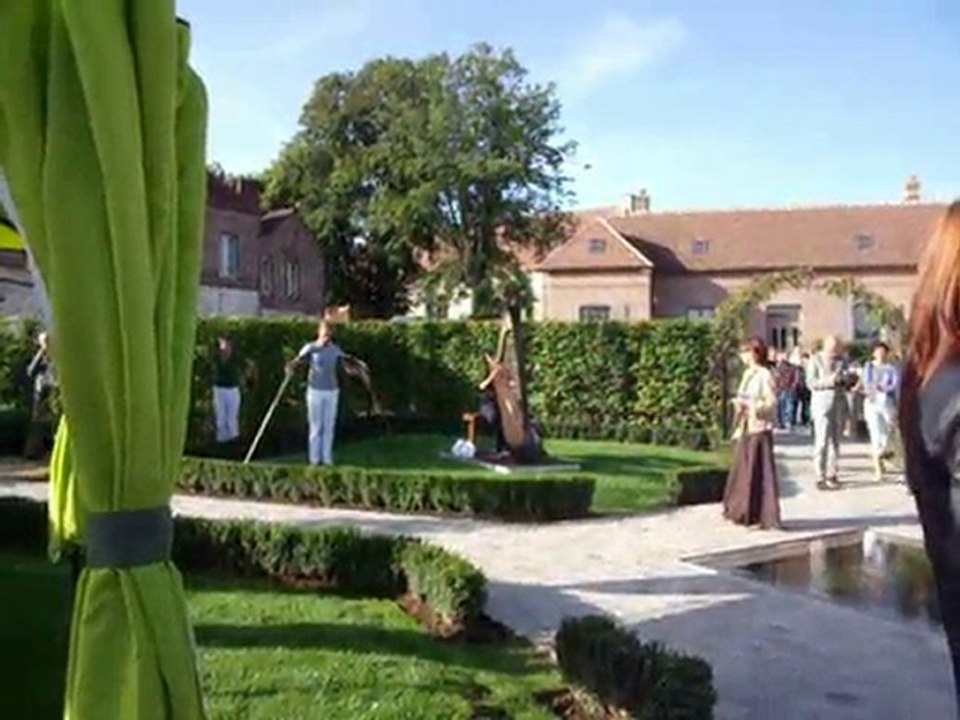 INAUGURATION JARDINS MEDIEVAUX MALADRERIE ST LAZARE BEAUVAIS