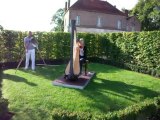 INAUGURATION JARDINS MEDIEVAUX MALADRERIE ST LAZARE BEAUVAIS