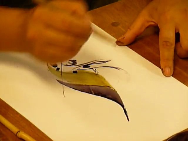 Initiation à la calligraphie arabe par Salima Lekouara