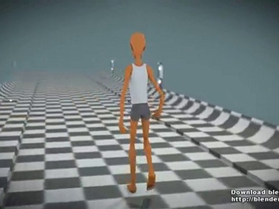 Blender character 03 - walkcycle