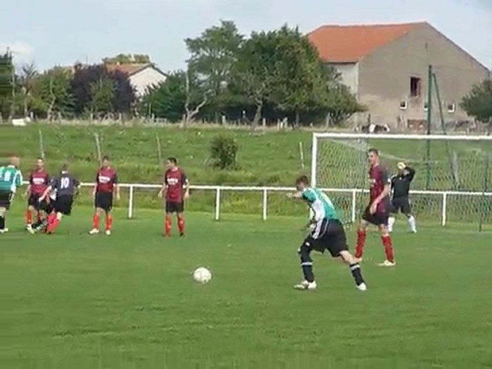 LUCY - LESSE, 1er but des visiteurs