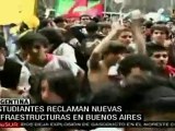 Estudiantes toman escuelas en Buenos Aires
