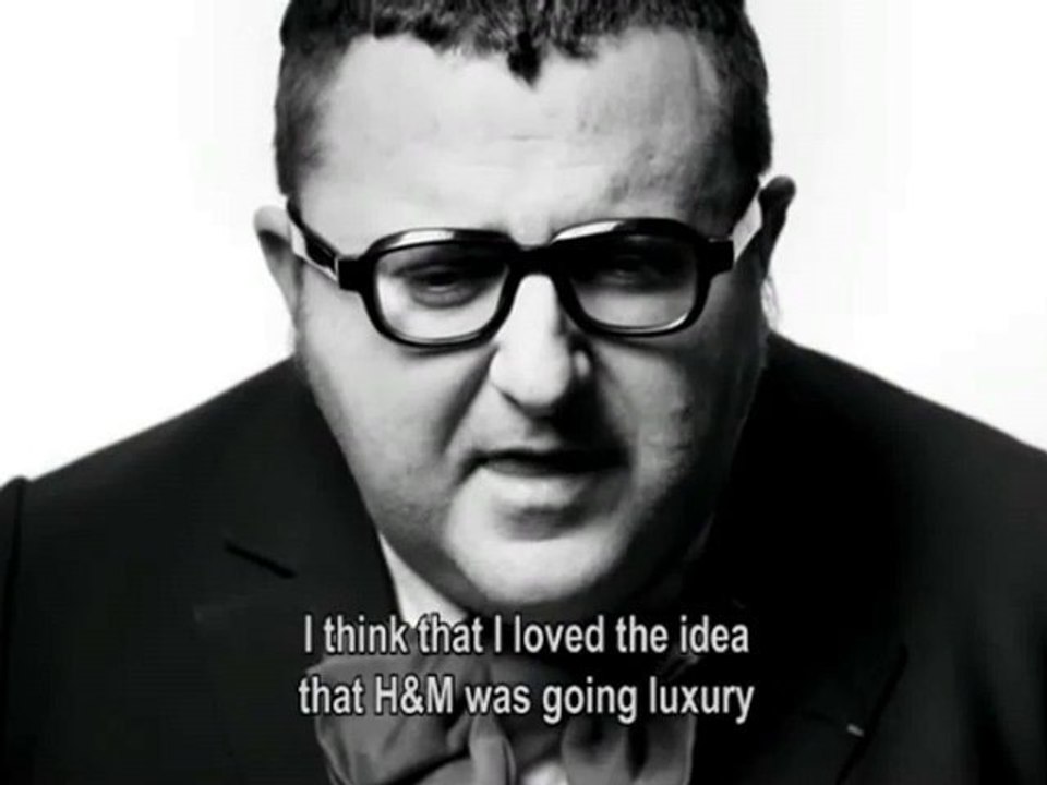 Alber Elbaz présente Lanvin pour H&M