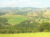 Panorama de Monts du Lyonnais vu des Hauteurs de Courzieu