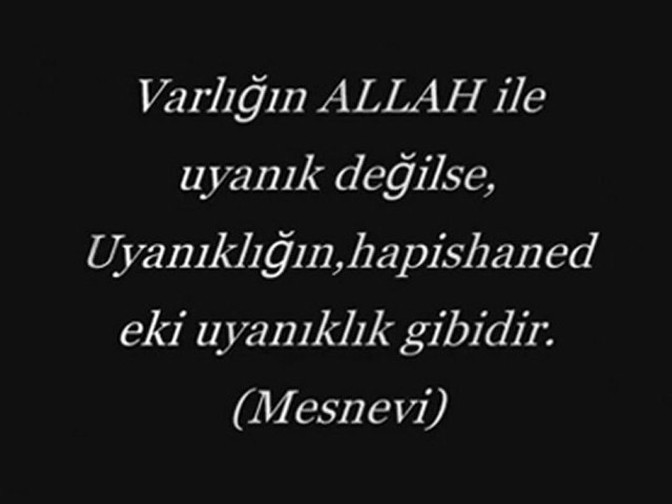 UYANMA ZAMANIN GELMEDİMİ