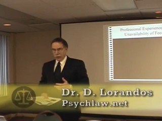 Part 1 Dr. Demosthenes Lorandos: Psychologists/Psychiatrists