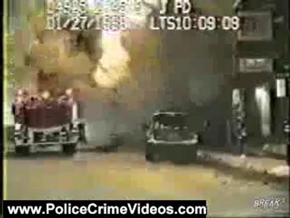 Police Crime Videos: Fire Causes Major Backdraft