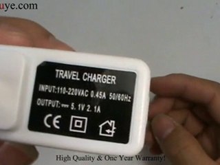 Power Adapter White with American Plug for iPad   $ 5.35