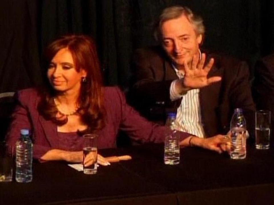 Argentine Power Broker Nestor Kirchner in Hospital