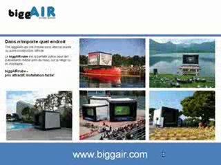Location écran géant plein jour biggAIR