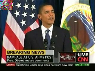Obama Starts Ft. Hood Remarks with a Shout Out
