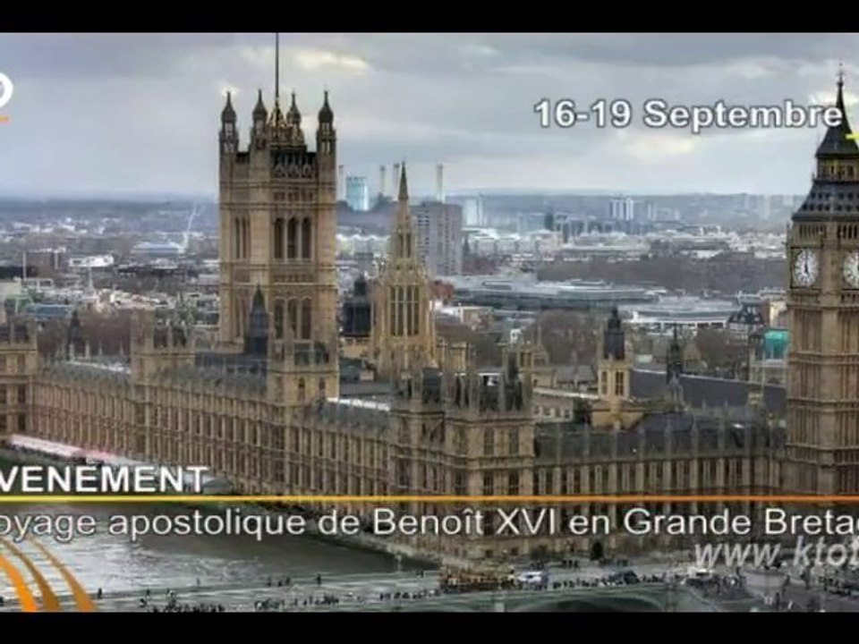 Benoît XVI en Grande-Bretagne