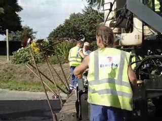 Chantier de réfection de la RD 28 au niveau du Vieux-Bourg