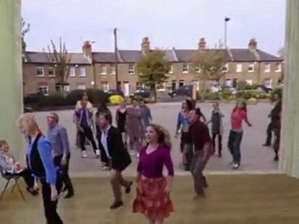 Cute girl has a catchy dance