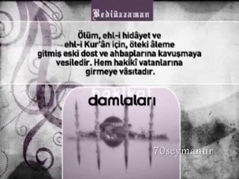 Karacaköy Nur Mektebi-Risale-i Nur'dan-Hakikat Damlaları