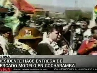 Construirán mercado modelo en Cochabamba, Bolivia