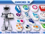 Droid3 - Crea Sitios Web En 20 Segundos