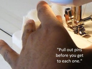 Easy How to Sew a Centered Zipper Sewing Technique