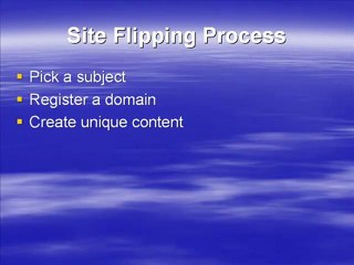 Website Flipping Intro Siteflippingprofit.com