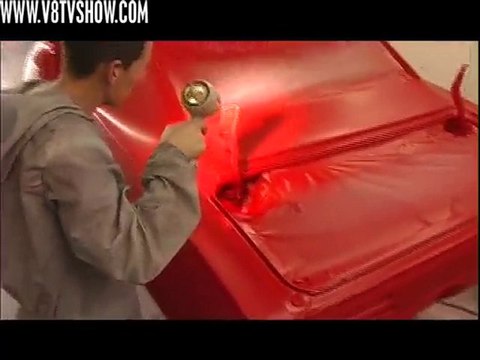 1969 Firebird Routy Painted DuPont Hot Hues Red Video V8TV