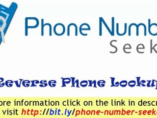 Phone Number Search | Phone Number Seeker | Reverse Look Up