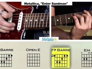 How To Play Enter Sandman By Metallica On Guitar