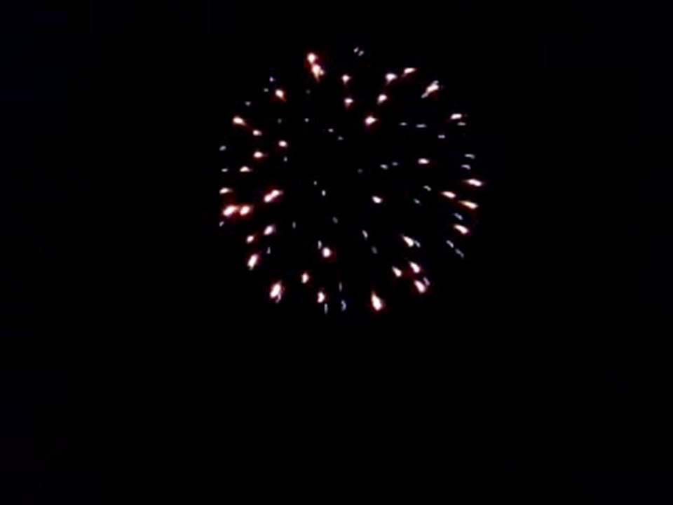 Feux d'artifice de Baudriere (71) le 11 09 2010