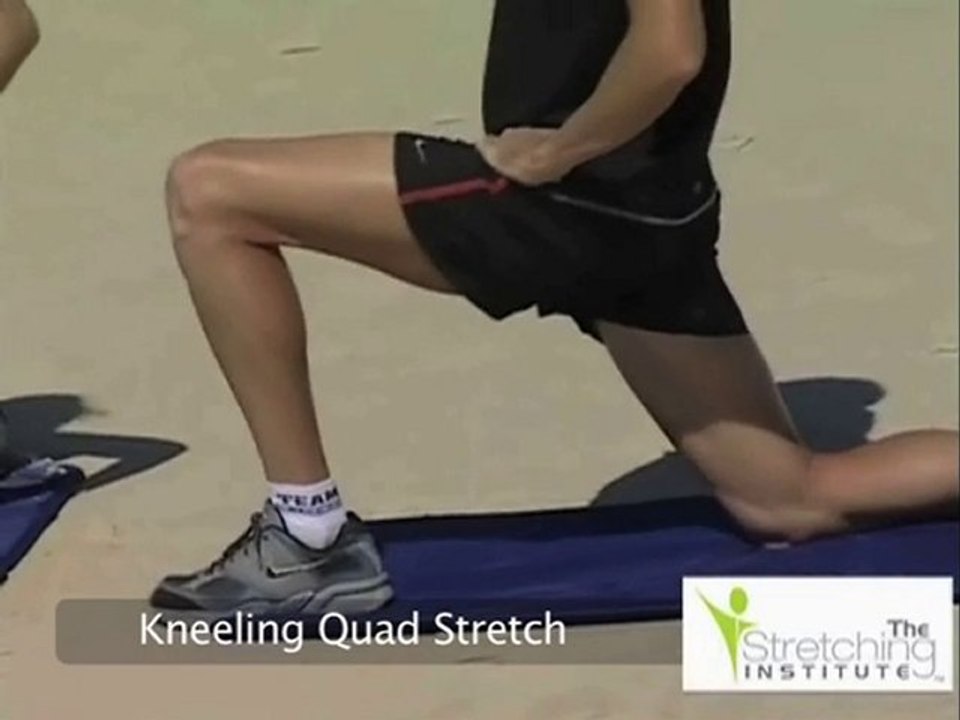 Quad and Thigh Stretch, Kneeling Quad and Thigh Stretch