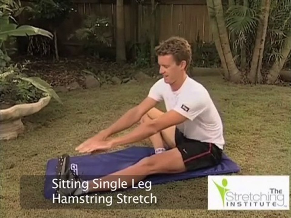 Hamstring Stretch, Sitting Single Leg Hamstring Stretch