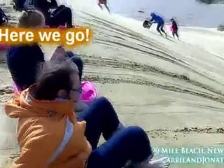 Sand Sledding Bloopers: 90 Mile Beach, New Zealand