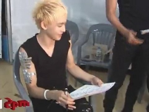 [Real 2PM] First concert backstage 2