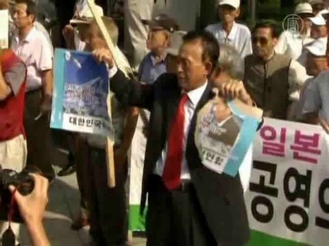 Корея и Япония продолжают делить острова