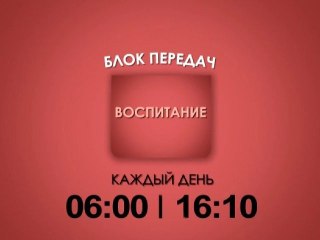 Промо. Блок передач "Воспитание"