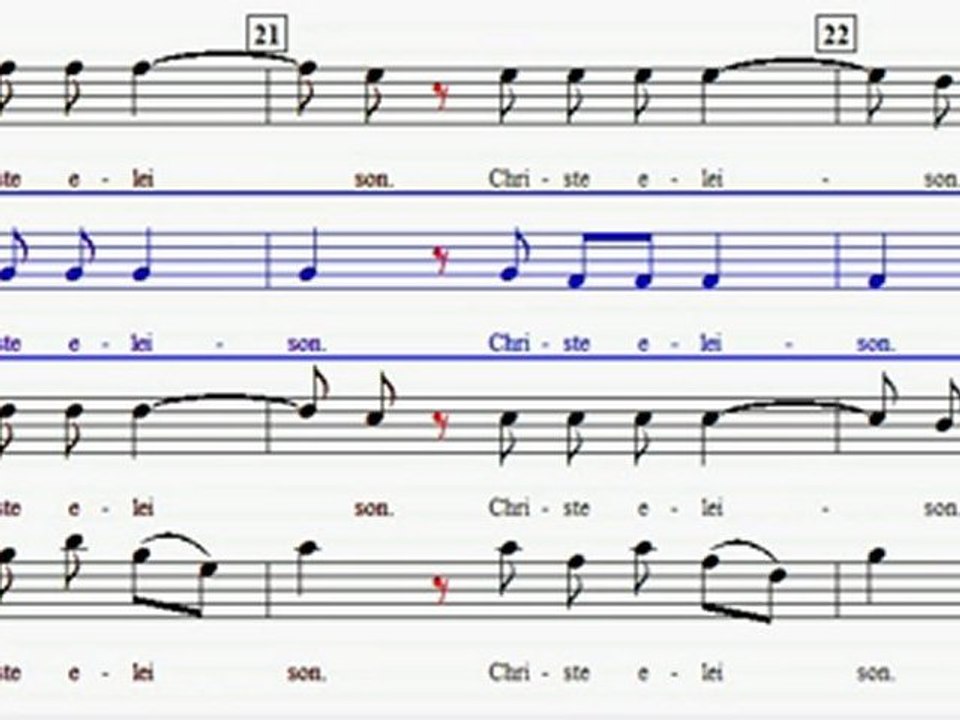 Kyrie Missa sancti gabrielis  (M HAYDN)  Alti