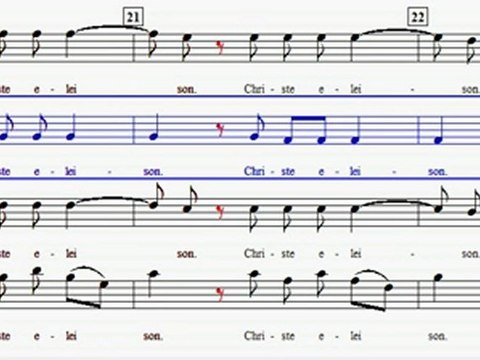 Kyrie Missa sancti gabrielis (M HAYDN) Alti