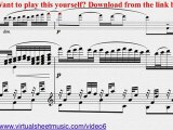 Pachelbel's Canon in D sheet music - Video Score