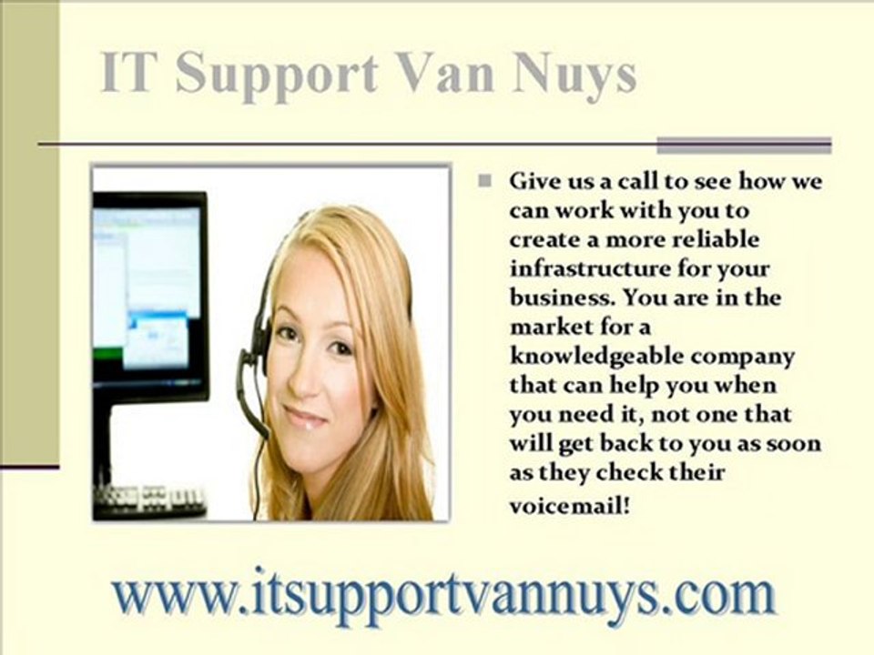 it support van nuys