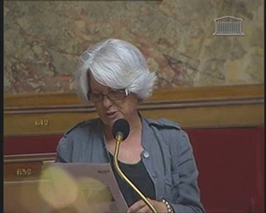 Gisèle Biémouret: intervention sur les retraites (1).