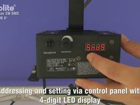 EUROLITE LED PST-Scan 3W DMX 6000K 6°